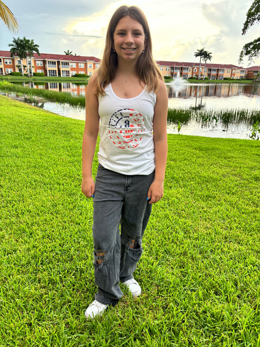 White 4th of July Tank