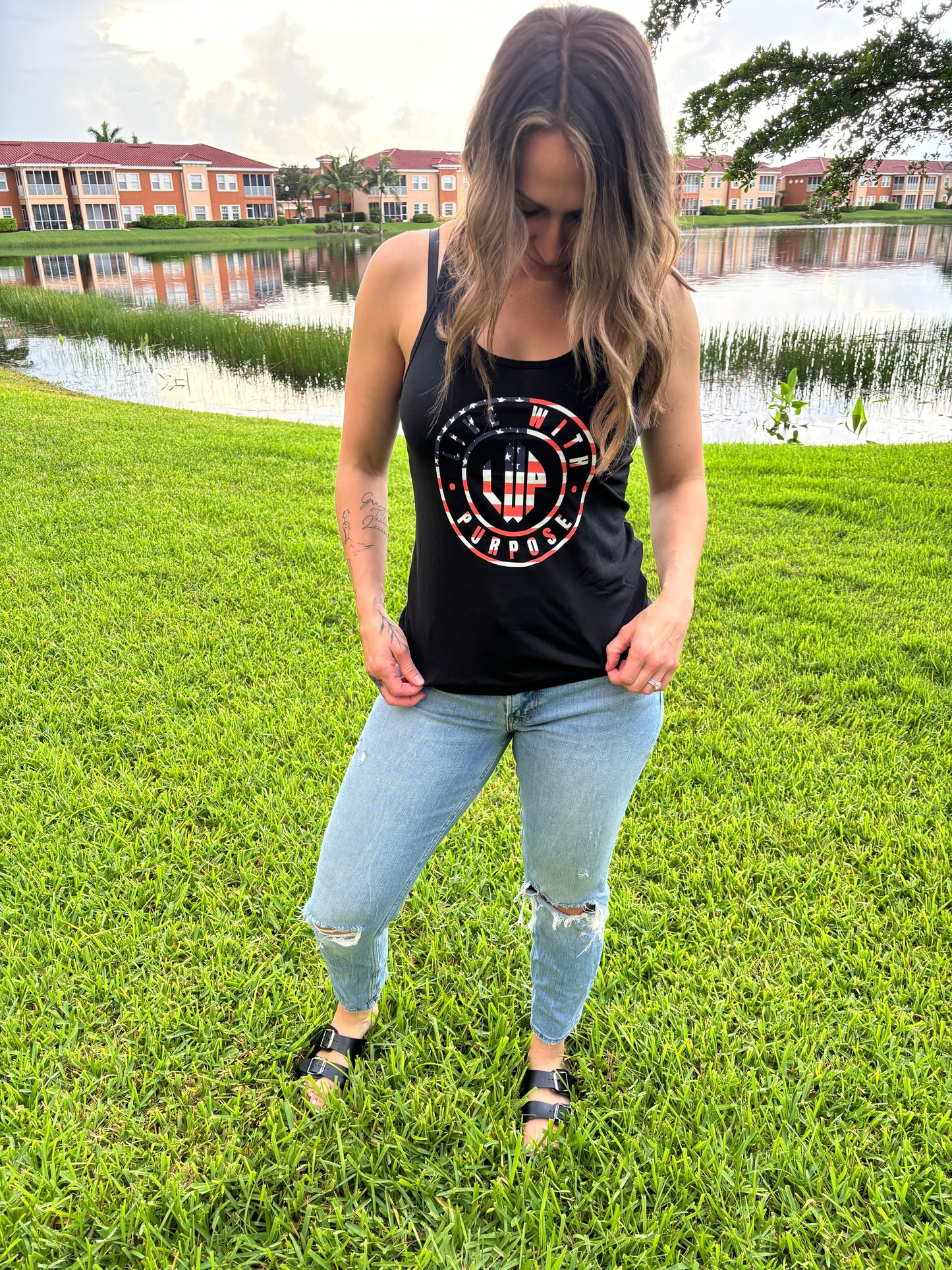 Black 4th of July Tank