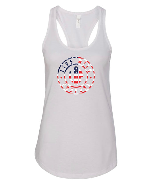 White 4th of July Tank