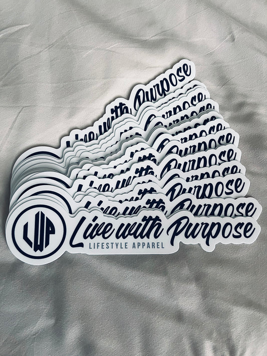 Cursive Sticker