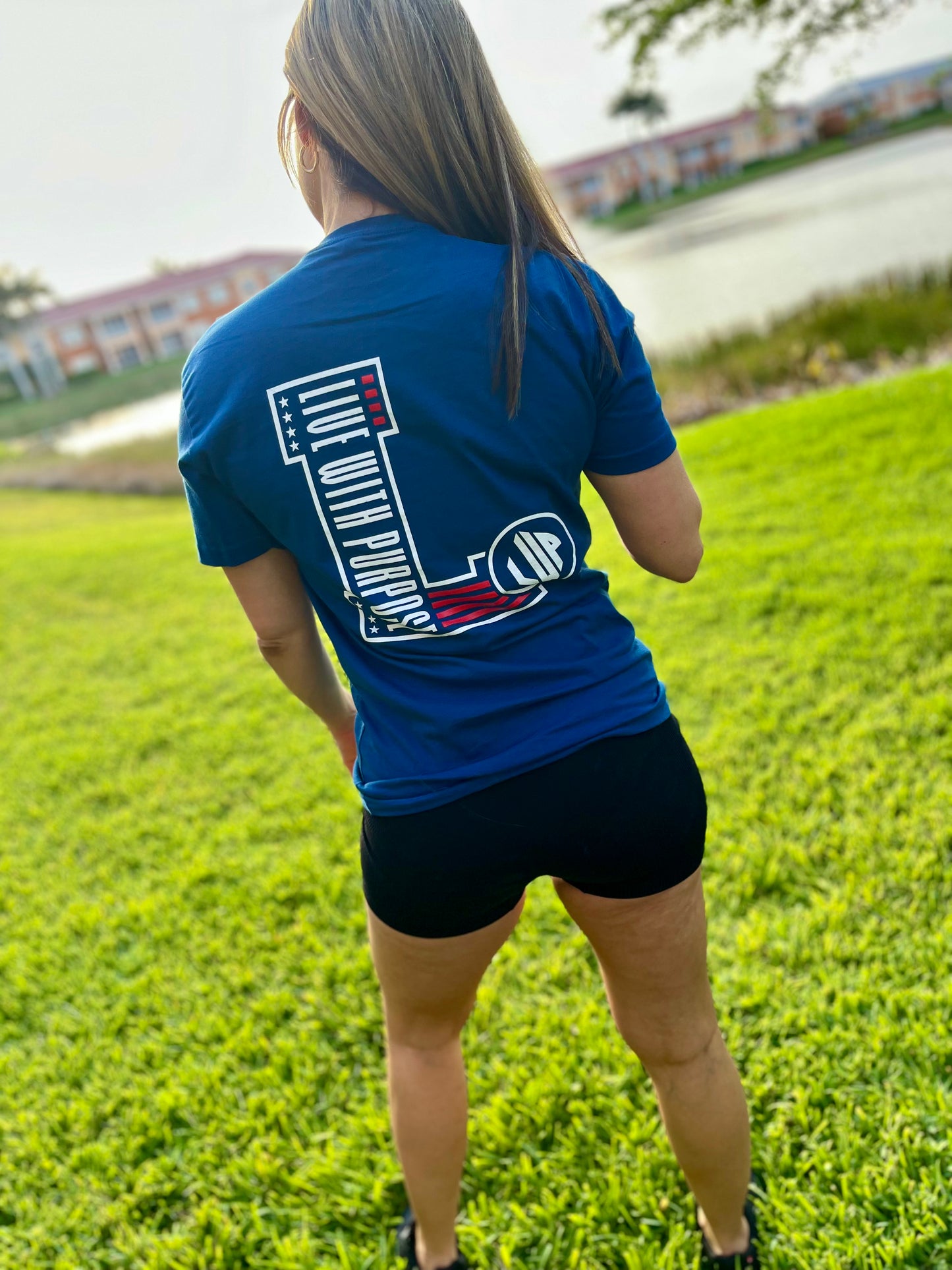 American Flag Graphic Tee