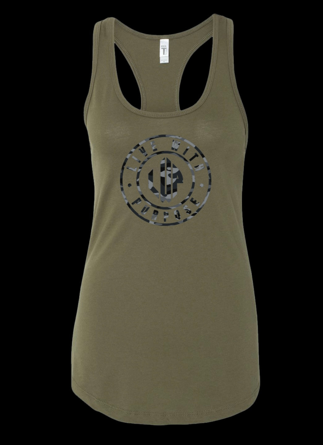 WOMEN’S GREEN CAMO TANK